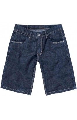 BERMUDA JEANS MASCULINA NA MODELAGEM CARROT COM BIGODES