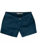 SHORTS FEMININO EM SARJA ENCERADA NA MODELAGEM TRADICIONAL C